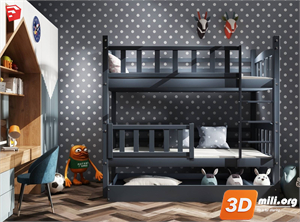 Children Room Scenes Skp FIles 